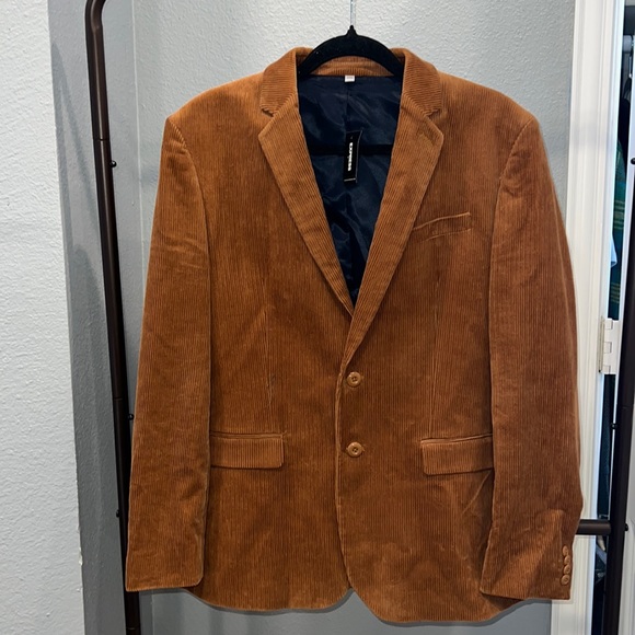 Express Corduroy Burnt Orange Sports Coat 40S NWT